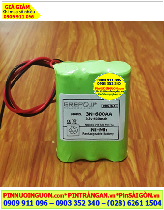 Cadnica 3N-600AA, Pin sạc Cadnica 3N-600AA /Pin sạc 3.6v 600mAh  chính hãng/Xuất xứ NHẬT